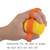 2 PCS Five-Finger Grip Ball Finger Strength Rehabilitation Training Equipment, Specification: 10 Pound Round (Silicone Sleeve) 2 PCS Five-Finger Grip Ball Finger Strength Rehabilitation Training Equipment, Specification: 10 Pound Round (Silicone Sleeve)