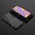 For Vivo Y20 PC + TPU Shockproof Protective Case with Holder(Black)