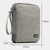 Baona BN-D004 Double-layer Data Cable Storage Bag Digital Accessories Finishing Bag(Black)