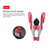 5 PCS Stainless Steel Plastic Pan Edge Clamp Anti-Scald Rubber Bracket Kitchen Gadgets(Red)
