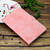 For iPad Air 2022 / 2020 10.9 Marble Style Cloth Texture Leather Case with Bracket & Card Slot & Pen Slot & Anti Skid Strip(Pink)