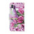 For Samsung Galaxy A20e Coloured Drawing Pattern Horizontal Flip PU Leather Case with Holder & Card Slots & Wallet & Lanyard(Rose Butterfly)