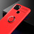 For OPPO Realme C12 Metal Ring Holder 360 Degree Rotating TPU Case(Red+Red)