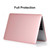 ENKAY Hat-Prince 3 in 1 For MacBook Pro 13 inch A2289 / A2251 (2020) Crystal Hard Shell Protective Case + Europe Version Ultra-thin TPU Keyboard Protector Cover + Anti-dust Plugs Set(Pink)