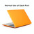 ENKAY Hat-Prince 3 in 1 For MacBook Pro 13 inch A2289 / A2251 (2020) Crystal Hard Shell Protective Case + Europe Version Ultra-thin TPU Keyboard Protector Cover + Anti-dust Plugs Set(Orange)