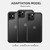 For iPhone 11 Pro Max iPAKY Pioneer Series Carbon Fiber Texture Shockproof TPU + PC Case(Black)