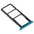 SIM Card Tray + SIM Card Tray + Micro SD Card Tray for Huawei Y6s (2020) (Green)