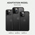 For iPhone 12 Pro Max iPAKY Pioneer Series Carbon Fiber Texture Shockproof TPU + PC Case(Black)