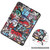 For iPad Air 2022 / 2020 10.9 Colored Drawing Horizontal Flip Leather Case with Three-folding Holder & Sleep / Wake-up Function(Graffiti)