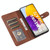 For Samsung Galaxy A33 5G Embossed Happy Cat Pattern Leather Phone Case(Brown)