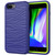 For iPhone 6/7/8G Wave Pattern 3 in 1 Silicone+PC Shockproof Protective Case(Navy+Olivine)