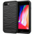 For iPhone 6/7/8 Plus Wave Pattern 3 in 1 Silicone+PC Shockproof Protective Case(Black)