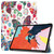 For iPad Air 2022 / 2020 10.9 Colored Drawing Horizontal Flip Leather Case with Three-folding Holder & Sleep / Wake-up Function(Colorful Butterfly)