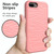 For iPhone 6/7/8 Plus Wave Pattern 3 in 1 Silicone+PC Shockproof Protective Case(Rose Gold)