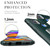 For Vivo Z6 Carbon Fiber Protective Case with 360 Degree Rotating Ring Holder(Green)