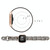 For Fitbit Versa 2 / Lite 22mm Reverse Buckle Printed Silicone Watch Band(Butterfly)