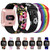For Fitbit Versa 2 / Lite 22mm Reverse Buckle Printed Silicone Watch Band(Butterfly)