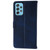 For Samsung Galaxy A33 5G Embossed Happy Cat Pattern Leather Phone Case(Blue)