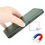 For LG Harmony 4 Carbon Fiber Texture Horizontal Flip TPU + PC + PU Leather Case with Card Slot(Green)