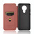 For Nokia 5.3 Carbon Fiber Texture Horizontal Flip TPU + PC + PU Leather Case with Card Slot(Brown)