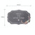 2 PCS Car Interior Decoration Anti-slip Mat PVC Soft Rubber Coaster Placemat(Fun Black)