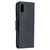 For Xiaomi Redmi 9A Litchi Texture Pure Color Horizontal Flip PU Leather Case with Holder & Card Slots & Wallet & Lanyard(Black)
