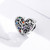S925 Sterling Silver Tree of Life Heart-shaped Hollow Zircon Beads DIY Bracelet Necklace Accessories S925 Sterling Silver Tree of Life Heart-shaped Hollow Zircon Beads DIY Bracelet Necklace Accessories