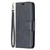 For Xiaomi Redmi 9A Retro Lambskin Texture Pure Color Horizontal Flip PU Leather Case with Holder & Card Slots & Wallet & Lanyard(Black)