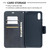 For Xiaomi Redmi 9A Retro Lambskin Texture Pure Color Horizontal Flip PU Leather Case with Holder & Card Slots & Wallet & Lanyard(Black)