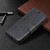 For Xiaomi Redmi 9A Retro Lambskin Texture Pure Color Horizontal Flip PU Leather Case with Holder & Card Slots & Wallet & Lanyard(Black)