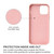 For iPhone 12 Pro Max Solid Color Liquid Silicone Shockproof Protective Case(Carmine)