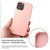For iPhone 12 Pro Max Solid Color Liquid Silicone Shockproof Protective Case(Carmine)