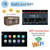 Universal Machine Android Smart Navigation Car Navigation DVD Reversing Video Integrated Machine, Size:9inch 2+32G, Specification:Standard+4 Lights Camera