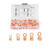 70 PCS Icstation Open Barrel Pure Copper Ring Lug Wire Crimp Terminals Assortment Kit