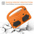 For Huawei MediaPad M5 8 Sparrow Style EVA Material Children Shockproof Casing Shell(Orange)