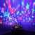 Small Ball USB Rotating Starry Sky Ocean Projector Night Light(White)