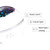 Small Ball USB Rotating Starry Sky Ocean Projector Night Light(White)