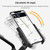Bicycle Mobile Phone Holder Motorcycle Electric Car Navigation Mobile Phone Holder, Style:Rearview Mirrors(Silver)