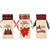 2 PCS Christmas Decorations Imitation Linen Wine Bottle Cover(Car Senior)