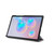 For Samsung Galaxy Tab S8 / Galaxy Tab S7 T870 Marble Texture Pattern Horizontal Flip Leather Case, with Three-folding Holder & Sleep / Wake-up(Smoky Gray)
