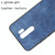 For Xiaomi Redmi 9 Shockproof Sewing Cow Pattern Skin PC + PU + TPU Case(Blue)