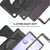 For Samsung Galaxy Tab A 8.4 (2020) T307 360 Degree Rotation PC+TPU Protective Cover with Holder & Hand Strap & Pen Slot(Black)