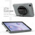 For Samsung Galaxy Tab A 8.4 (2020) T307 360 Degree Rotation PC+TPU Protective Cover with Holder & Hand Strap & Pen Slot(Gray)