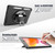 For iPad 10.2 360 Degree Rotation PC+TPU Protective Cover with Holder & Hand Strap & Pen Slot(Black)