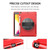 For iPad 10.2 360 Degree Rotation PC+TPU Protective Cover with Holder & Hand Strap & Pen Slot(Red)