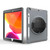 For iPad 10.2 360 Degree Rotation PC+TPU Protective Cover with Holder & Hand Strap & Pen Slot(Gray)