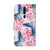 For OPPO A9 (2020) Colored Drawing Pattern Horizontal Flip Leather Case with Holder & Card Slots & Wallet(Butterfly and Flowers)