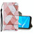 For OPPO A92 Colored Drawing Pattern Horizontal Flip Leather Case with Holder & Card Slots & Wallet(Marble)