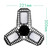 LED E27 Plant Growth Light Three-leaf Folding Seedling Planting Supplement Light, Power: 126 Beads