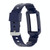 For Fitbit Charge 4 SE Silicone One Body Armor Watch Band(Navy Blue)